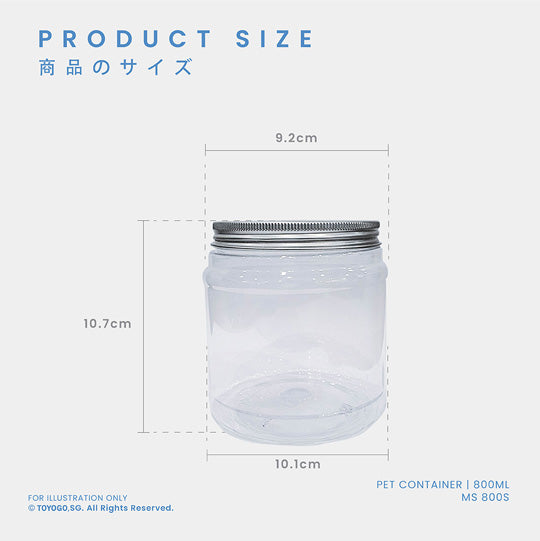 40-Pack 800ml PET Containers with Silver Lids - Airtight Food Storage for Meal Prep, Leftovers & Pantry Organization (MS800S 40)