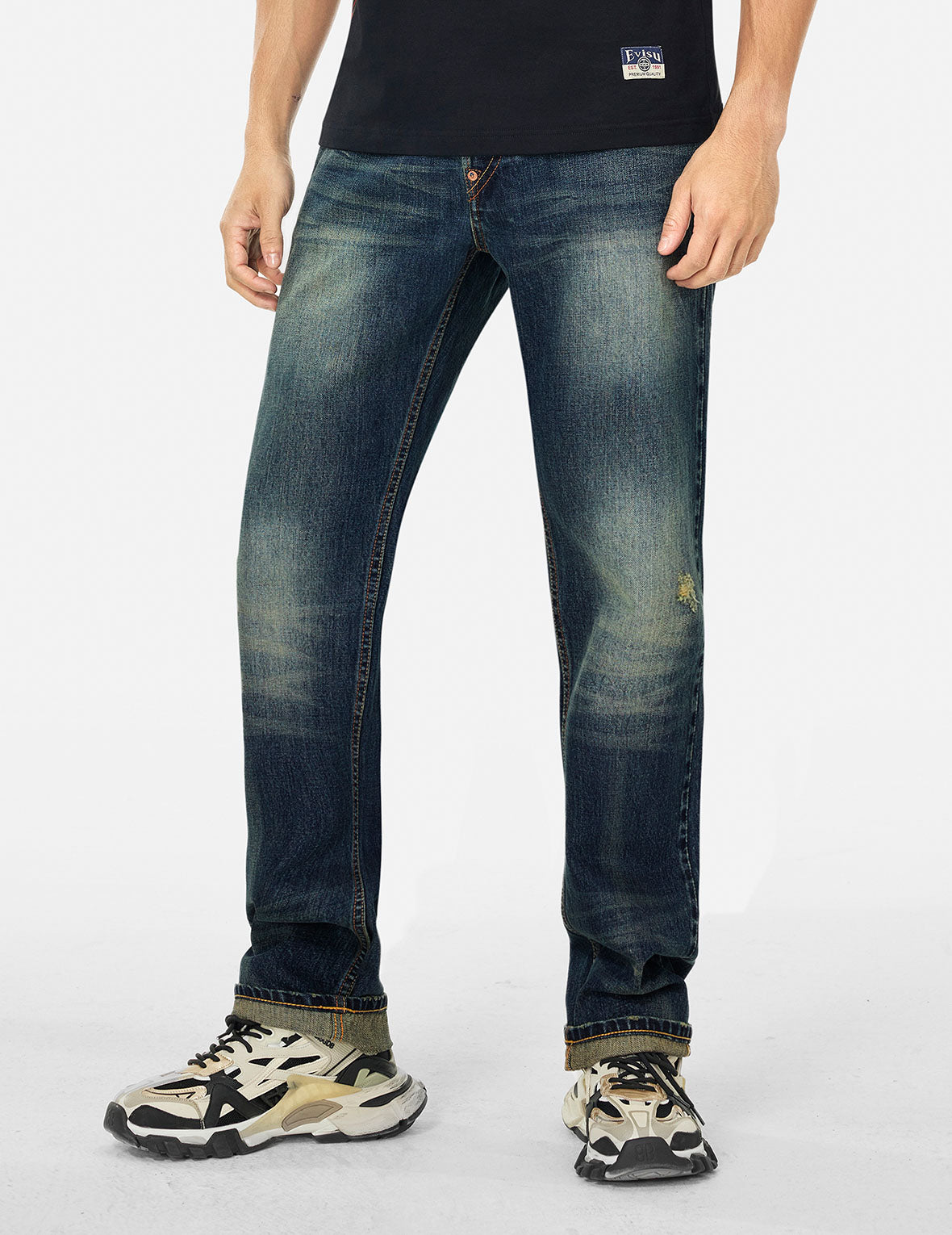 Seagull Appliqué Embroidery Regular Fit Jeans #2000 - Vintage Denim Pants for Women, Casual Streetwear Fashion | Perfect for Everyday Wear, Date Nights & Weekend Outfits