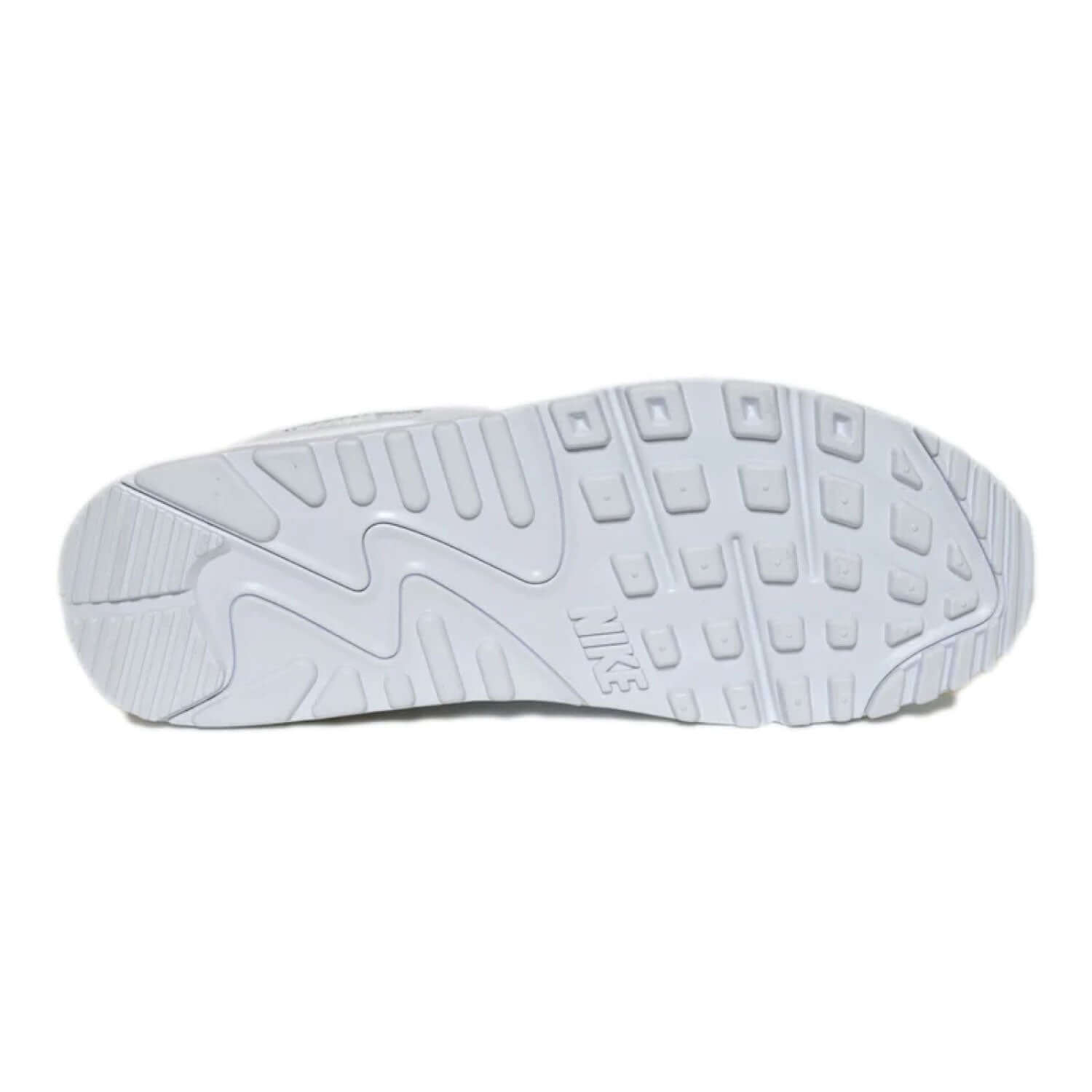 Nike Air Max 90 GS Triple White - Breathable Mesh Running Shoes for Women & Girls - Perfect for Jogging, Gym Workouts & Casual Wear