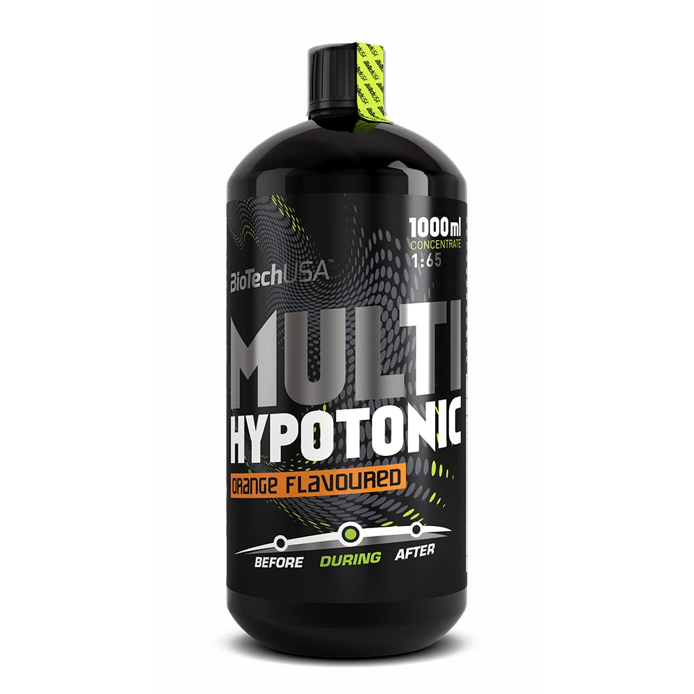 BioTechUSA Multi Hypotonic Sports Drink - Lemon Flavor 1000ml | Hydration & Energy Boost for Athletes & Fitness Enthusiasts | Perfect for Workouts, Running & Post-Exercise Recovery
