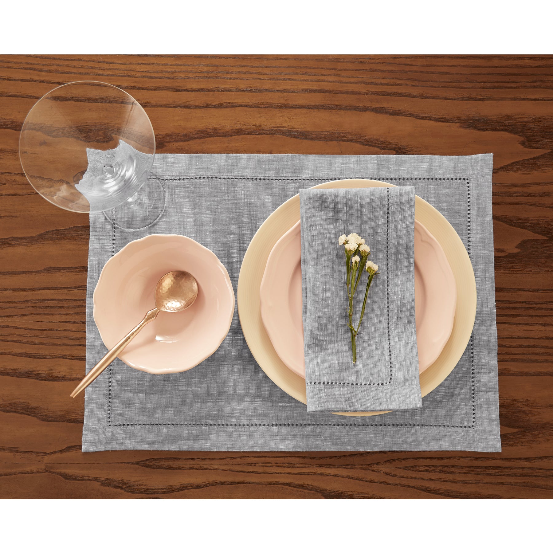 Premium Milan Placemats Set of 4 - Waterproof & Heat-Resistant Dining Table Mats for Kitchen, Dining Room, or Outdoor Use - Elegant Home Decor & Perfect for Dinner Parties, Holidays, and Everyday Meals