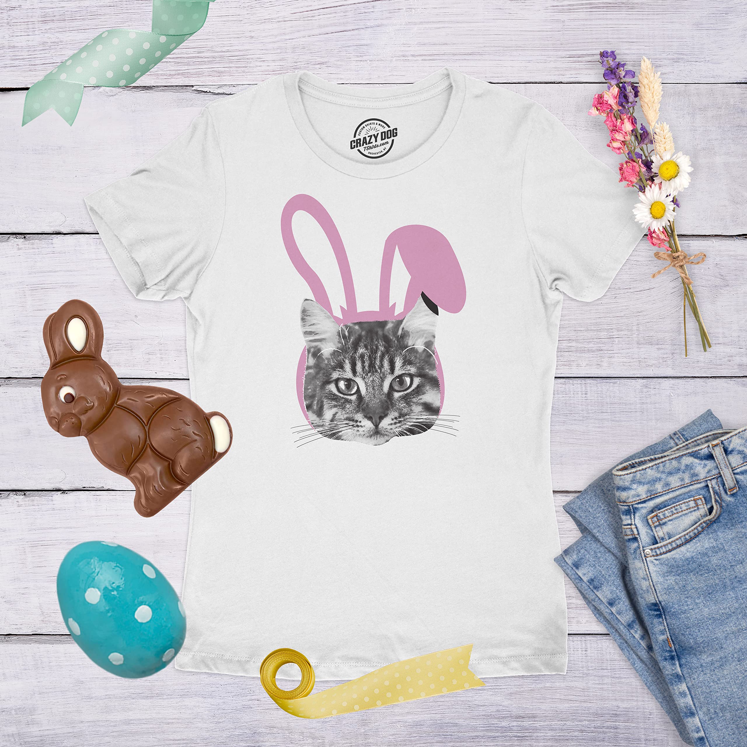 Funny Easter T-Shirts for Women - Cute Chocolate & Candy Graphic Tees - Perfect for Easter Parties, Egg Hunts & Spring Outfits