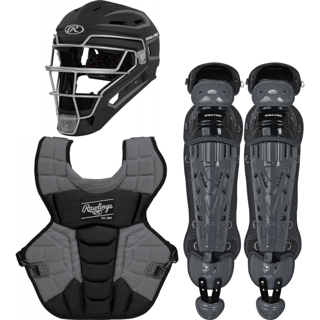 Rawlings Velo Catcher's Set for Youth Baseball - Ages 12 & Under (CSV2Y) - Perfect for Little League Games & Practice Sessions