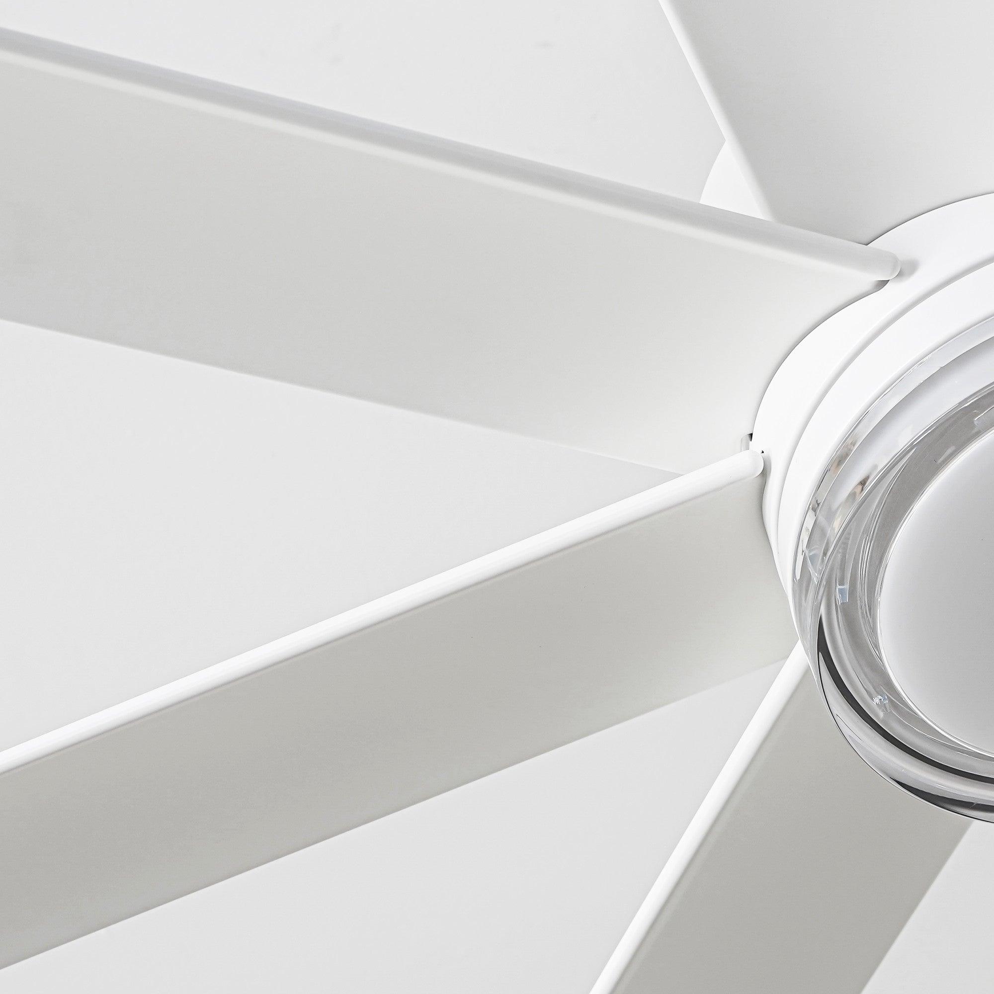 72 Inch Modern Smart Ceiling Fan with LED Light and Downrod Mount - Perfect for Living Room, Bedroom, and Office Cooling & Lighting