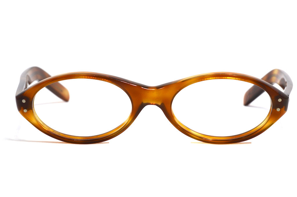 Oval Amber Oliver Goldsmith Sunglasses - Handmade in England - Vintage Luxury Eyewear for Women & Men - Perfect for Fashion, Travel & Outdoor Activities