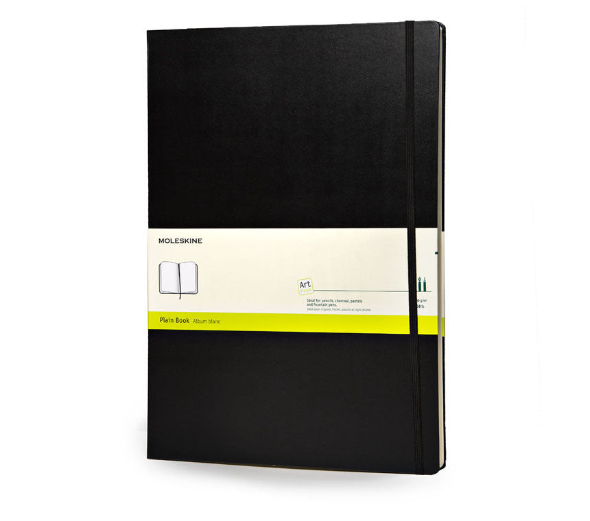 Moleskine Art Plus Folio Plain Hardcover Sketchbook - Premium Drawing Notebook for Artists, Students & Professionals - Perfect for Sketching, Journaling & Creative Projects