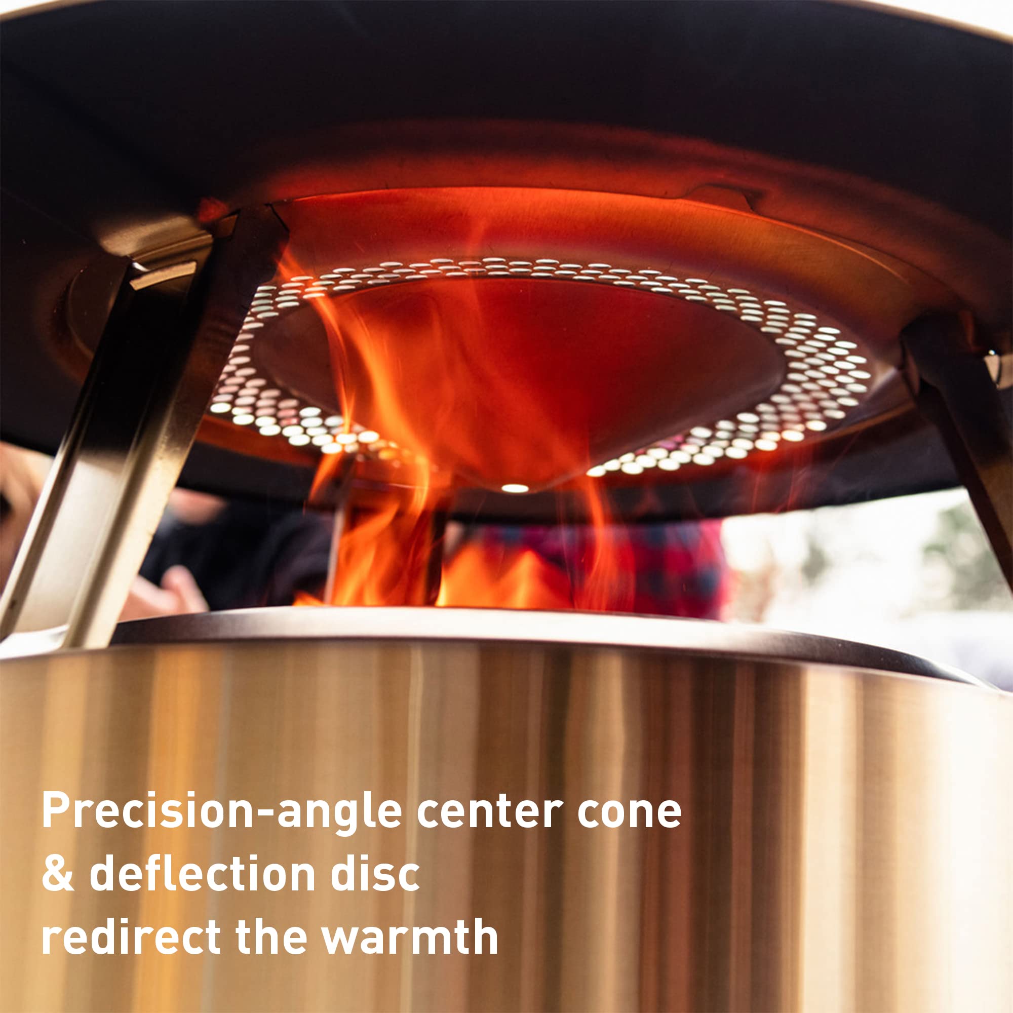 Solo Stove Ranger Heat Deflector - 304 Stainless Steel Fire Pit Accessory for Enhanced Warmth & Comfort - Expands Heat Radius - Durable Camping & Backyard Essential (5 lbs) - Perfect for Outdoor Gatherings, Patio Nights & Backyard Camping