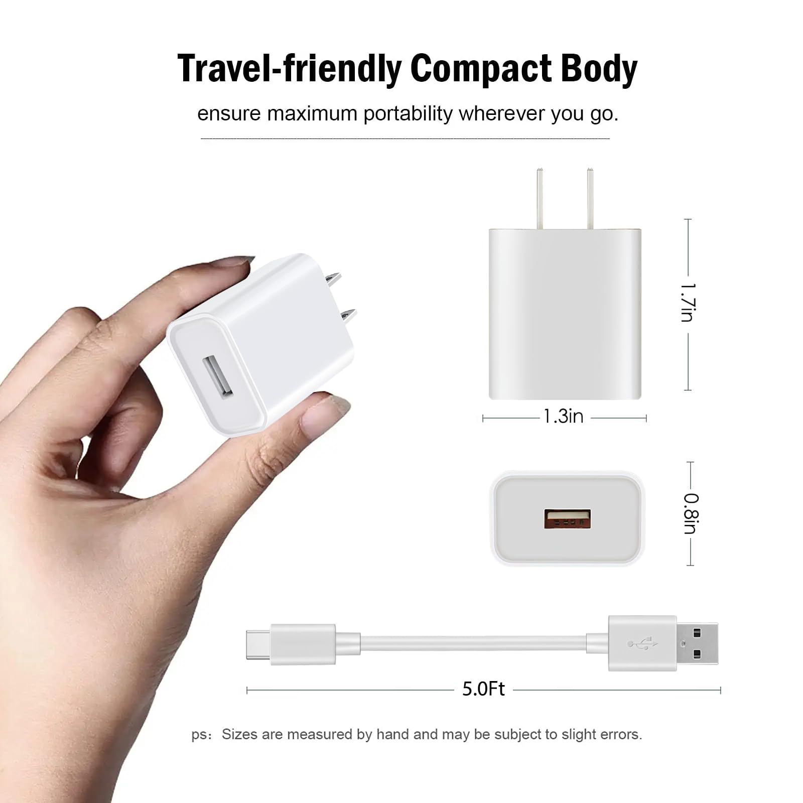 Fast Charging Wall Charger for AirPods 4, AirPods Max 2, AirPods Pro 2 (2024) & iPhone 16/15 - USB-A to USB-C Cable with Apple TV Remote 3rd/4K Charging - Perfect for Home, Office & Car Charging