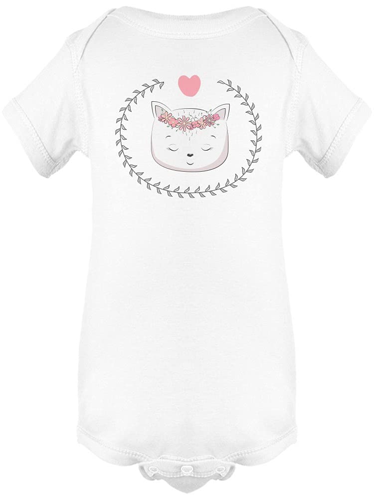 Smartprints Adorable Cat Print Baby Bodysuit - Soft Cotton Onesie for Newborns & Infants - Perfect for Playtime, Photo Shoots & Everyday Wear