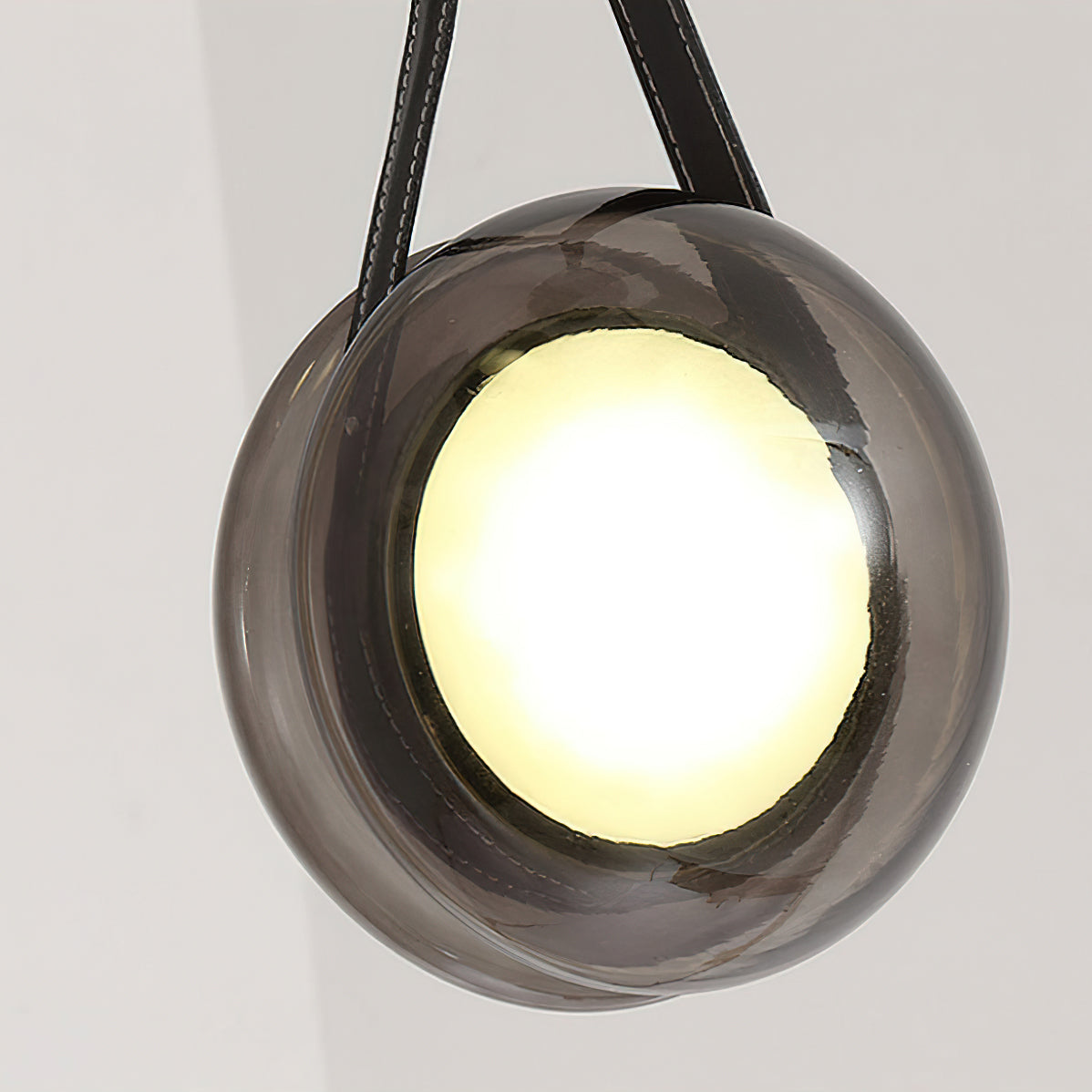 Modern Blackhole Glass Pendant Light Fixture - Elegant Ceiling Lighting for Dining Room, Kitchen Island & Bedroom Decor