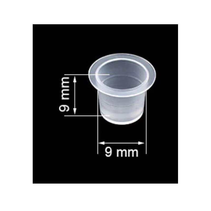 200 Pcs Disposable Plastic Tattoo Ink Cups - Small Size for Professional Tattoo Artists | Perfect for Tattoo Studios, Home Use & Hygiene Practices