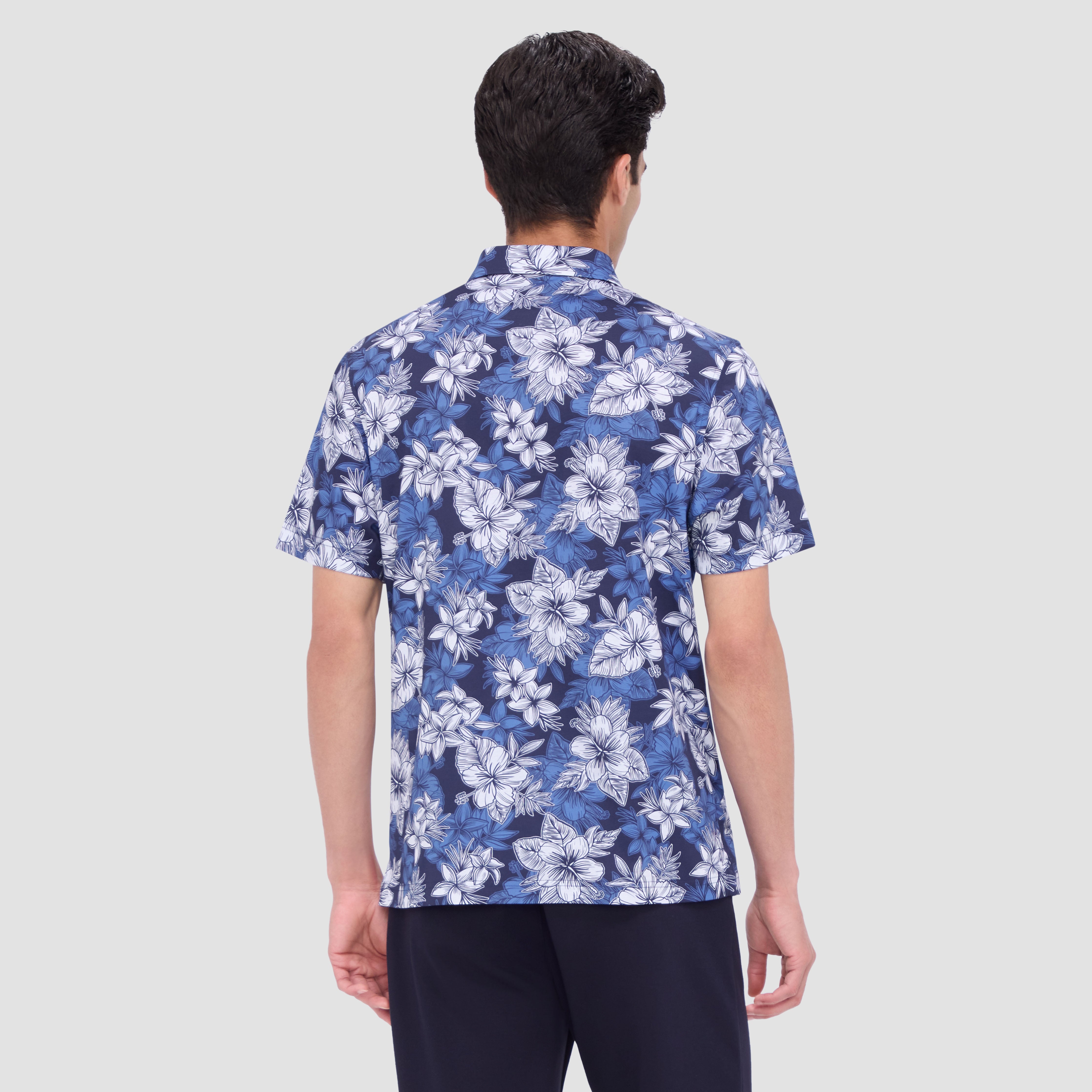 Hendrix Floral Print Polo Shirt for Men - Stylish Summer Casual Wear | Perfect for Outdoor Activities, Beach Vacations & Date Nights