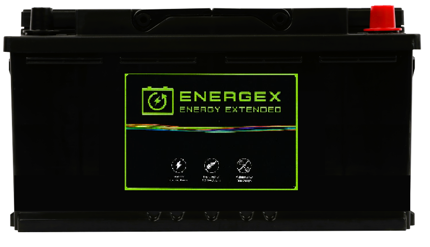 Energex DIN100 DIN88 DIN92 MF 800CCA European Car Battery - High-Performance Automotive Battery for BMW, Mercedes, Audi, VW & More