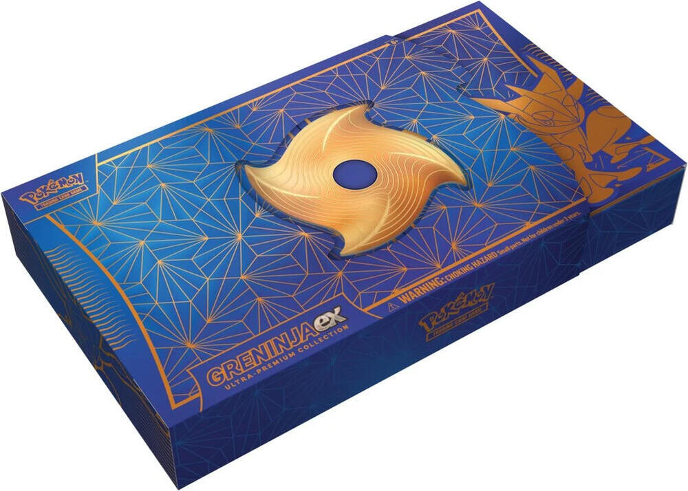 Greninja ex Ultra Premium Collection Box - Pokemon TCG Cards, Holo Rares & Collectibles - Perfect for Trading, Battles & Display