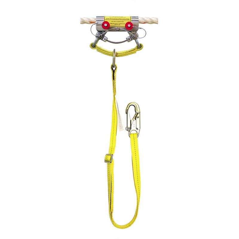 MIO Bi-Directional Rope Grabs for Single Span Lifeline System - Fall Protection Equipment for Construction & Roofing Safety | OSHA Compliant Safety Gear for Workers at Heights