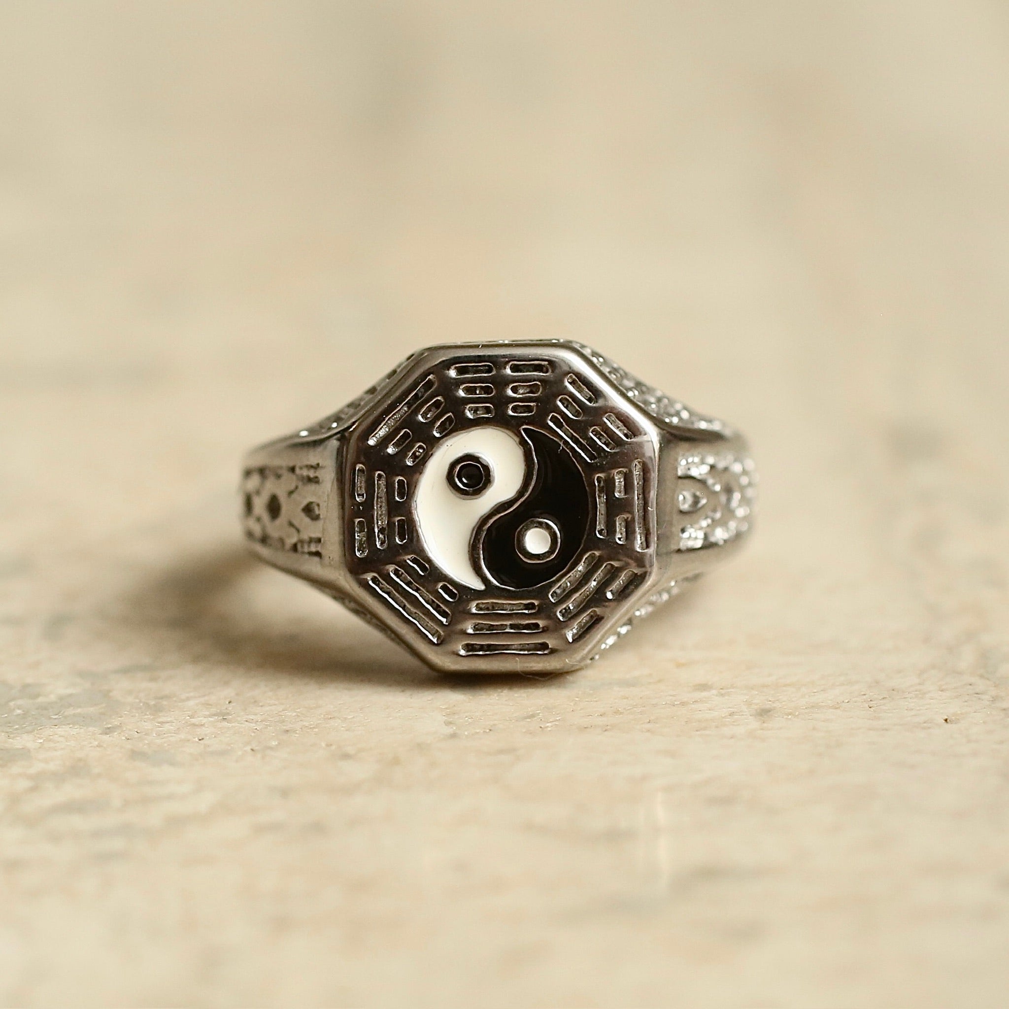 Yin Yang Ring for Men & Women - Stainless Steel Spiritual Balance Jewelry - Perfect for Meditation, Yoga & Daily Wear