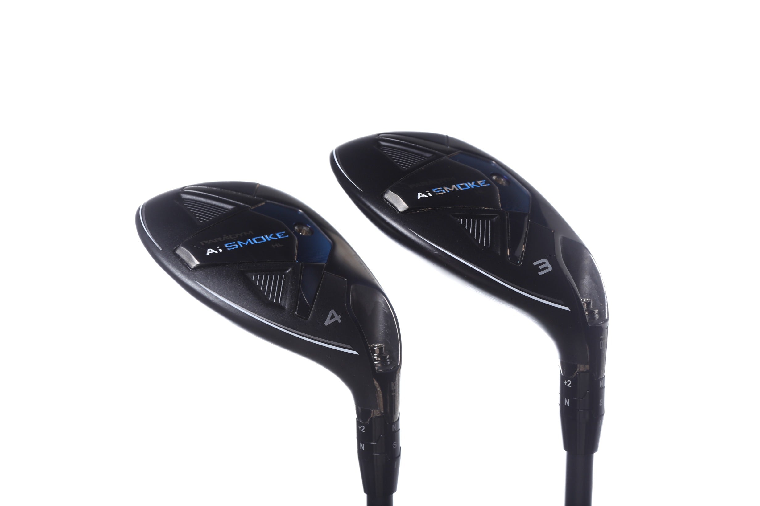 Used Callaway Paradym Ai Smoke HL Hybrid Golf Clubs Set - Right Handed 3H & 4H with Regular Flex Shafts - Perfect for Mid-Handicap Golfers on Fairways & Roughs