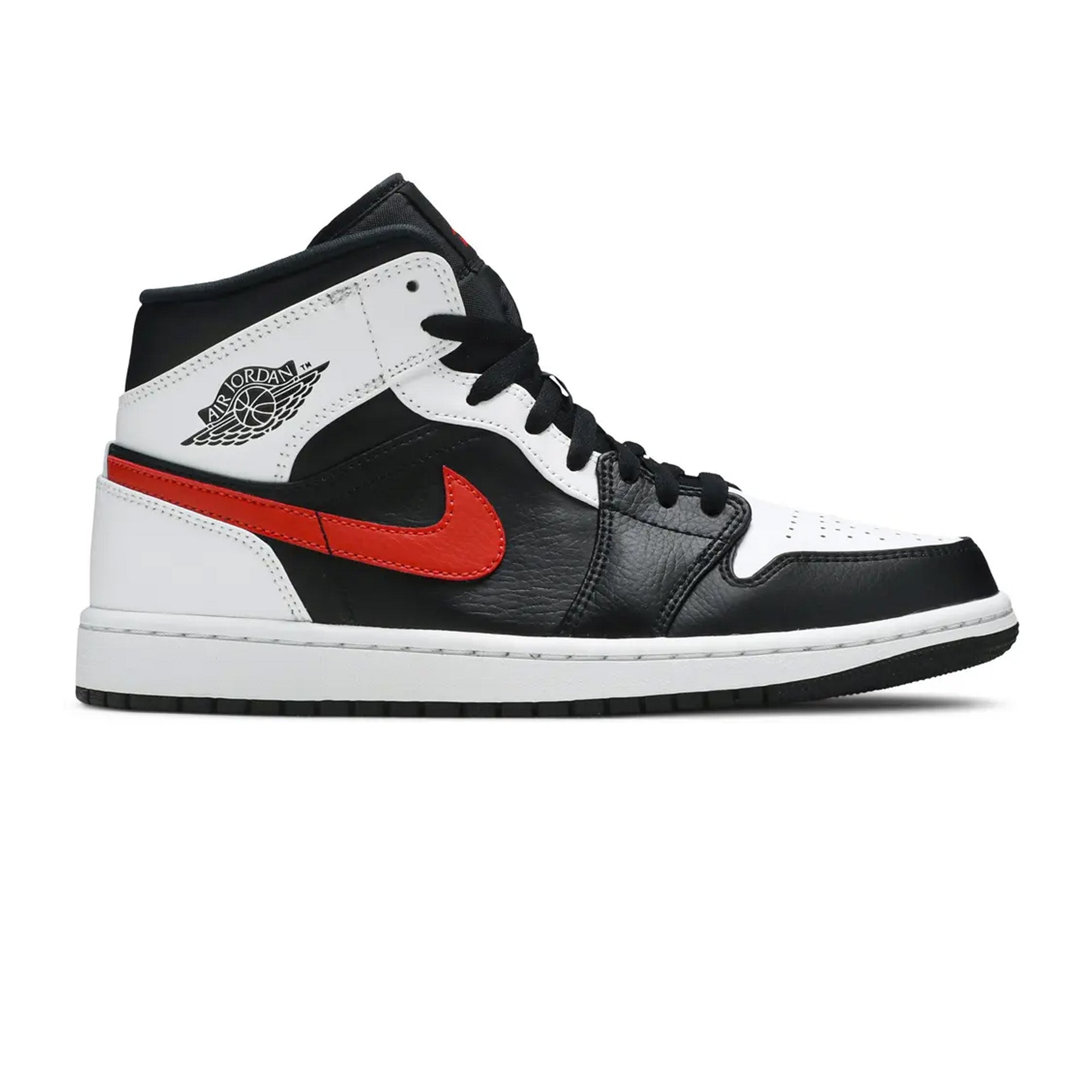 Air Jordan 1 Mid 'Chile Red' Basketball Shoes for Men - Retro Style Sneakers for Casual Wear, Street Fashion & Sports Performance