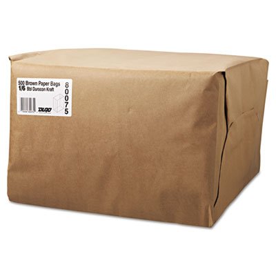 Eco-Friendly 1/6 BBL Paper Grocery Bags - Bulk Kraft Shopping Bags for Supermarkets, Retail Stores & Farmers Markets - Perfect for Groceries, Takeout & Sustainable Packaging