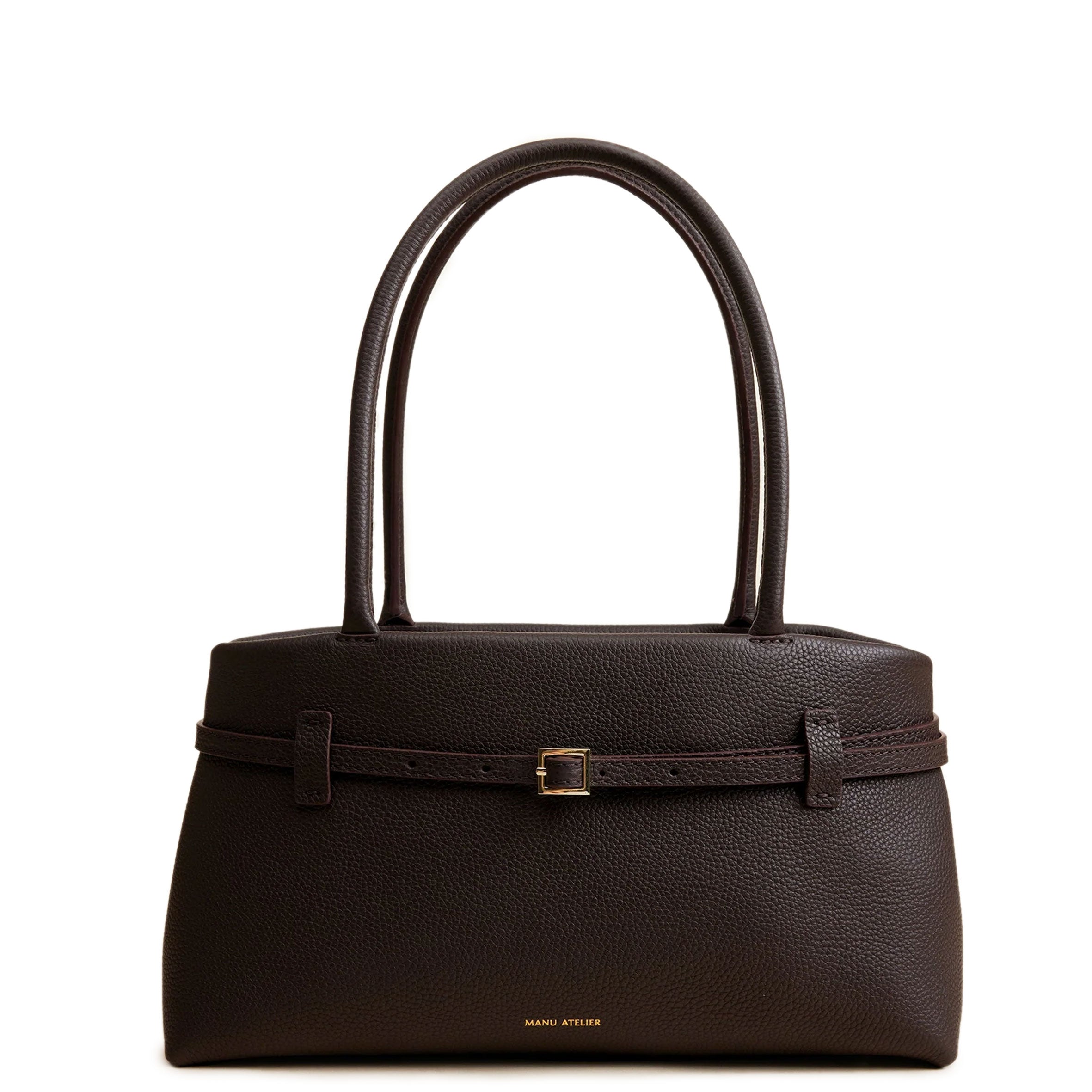 Le Cambon East/West Calf Leather Handbag in Brown - Perfect for Work, Travel, and Everyday Use