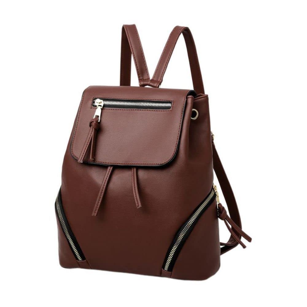 MBVBN Large Capacity Outdoor Travel Backpack - Waterproof Multi-Functional School Shoulder Bag & Rucksack for Women (Brown D) - Perfect for Hiking, Camping, College & Daily Commute