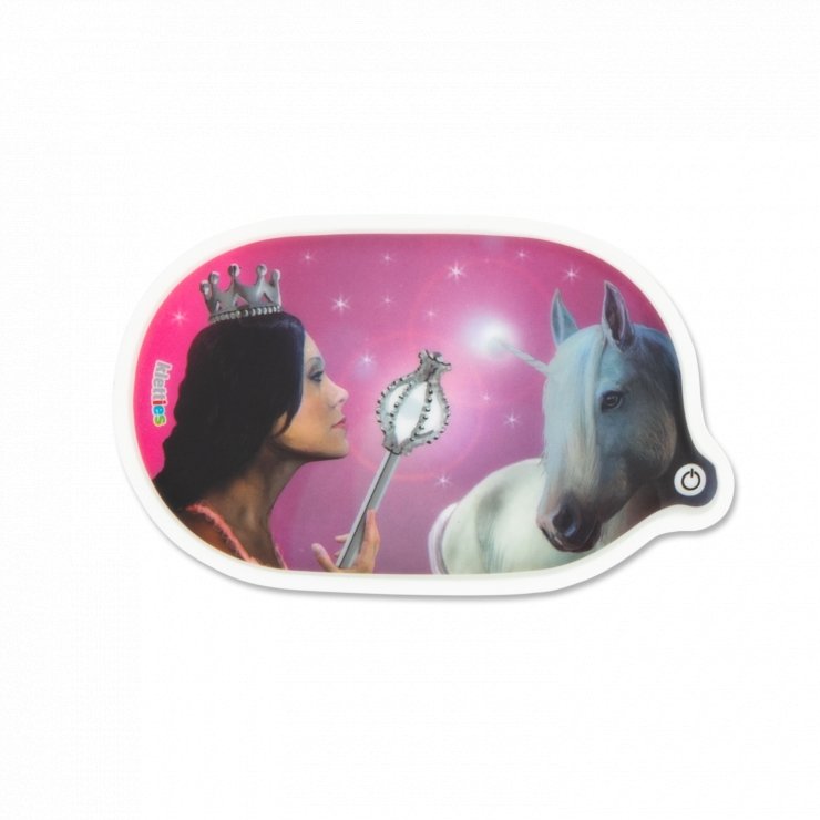 ergobag LED Blinkie Klettie Princess - Reflective Safety Patch for Kids Backpacks & Bags | Perfect for School, Cycling & Nighttime Visibility