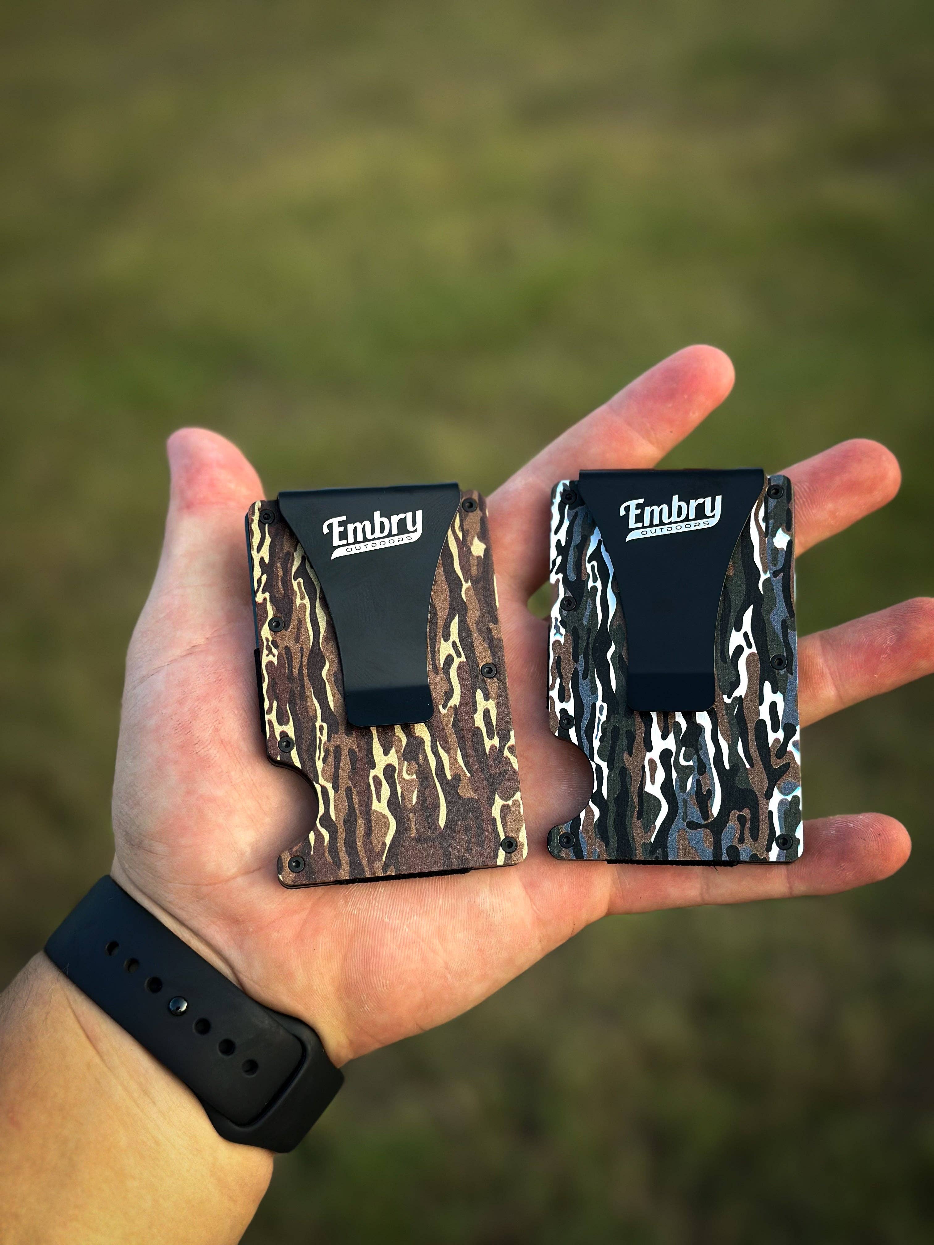 Ranch Camo Money Clip Wallet - Slim RFID Blocking Metal Cash Holder for Men - Perfect for Outdoor, Hunting, and Everyday Use