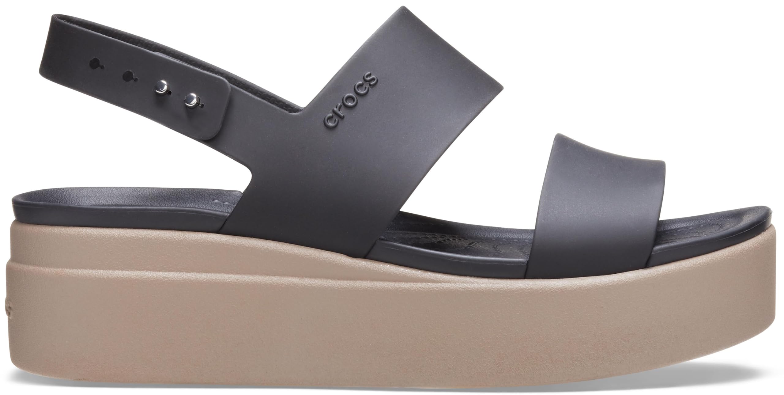 Crocs Women’s Brooklyn Low Wedge Platform Sandals - Comfortable Slip-On Shoes for Casual Wear, Walking & Summer Outfits