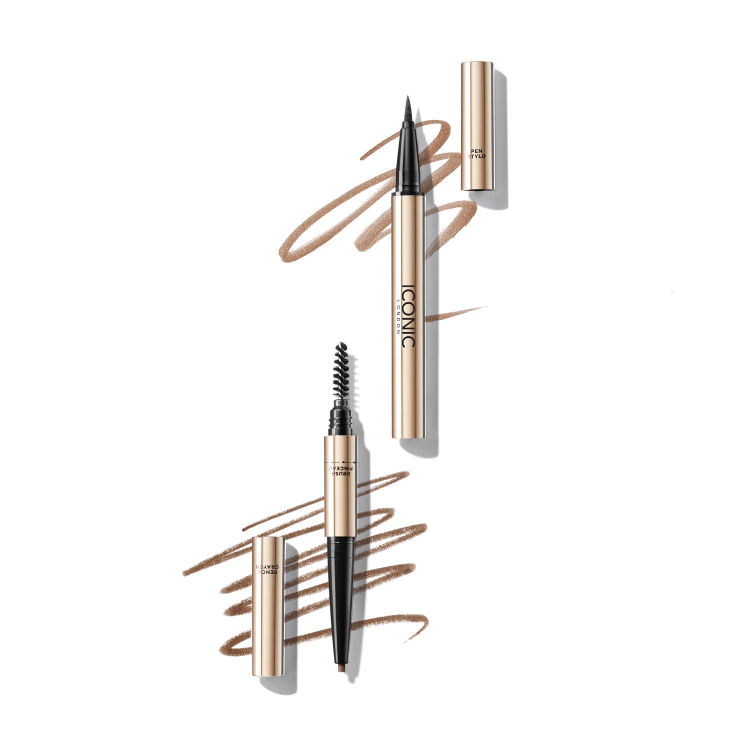 Triple Precision Brow Definer - Ultra-Fine Eyebrow Pencil for Natural Brows - Perfect for Everyday Makeup & Professional Styling