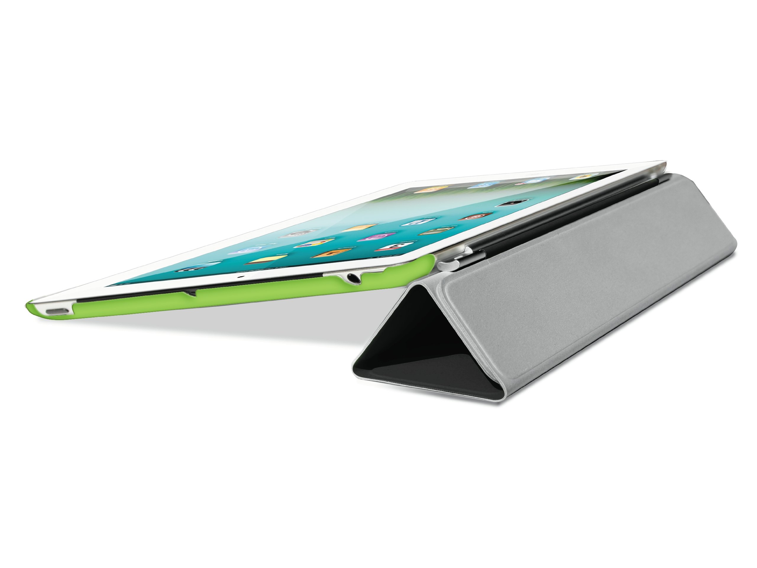 Premium Soft Touch Green Back Cover for iPad 2 - Slim Protective Case with Smart Cover Compatibility | Perfect for Home, Office & Travel Use