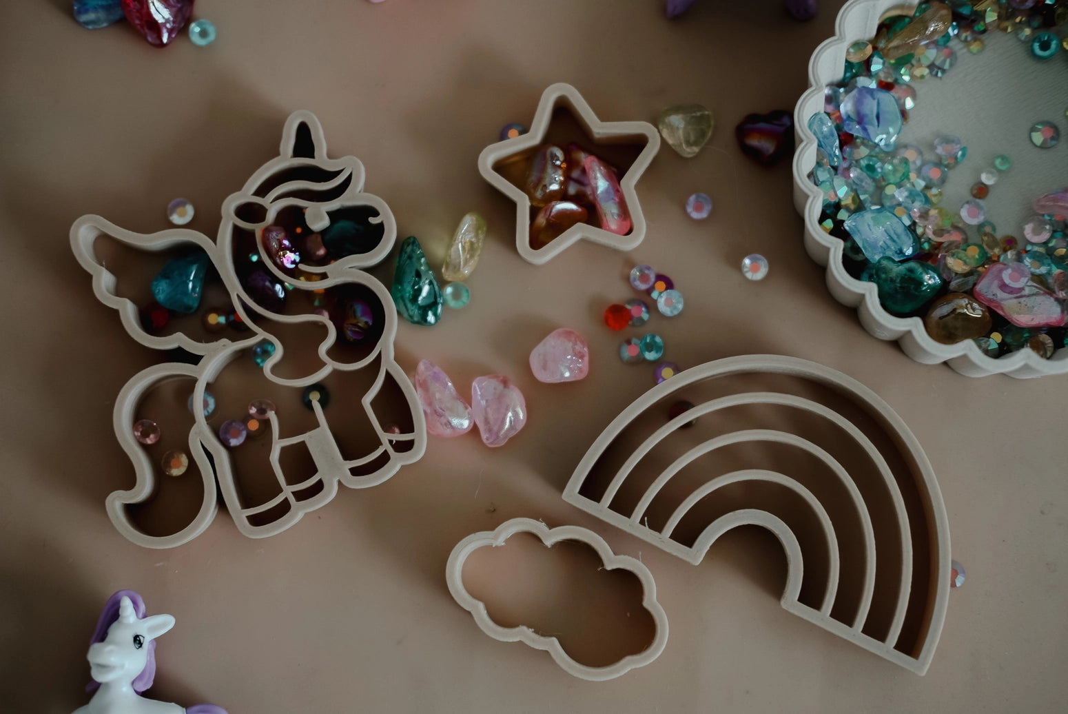 Eco-Friendly Unicorn Playdough Cutter Set for Kids - Sensory Play & Creative Fun - Perfect for Birthday Gifts, Classroom Activities & DIY Crafts
