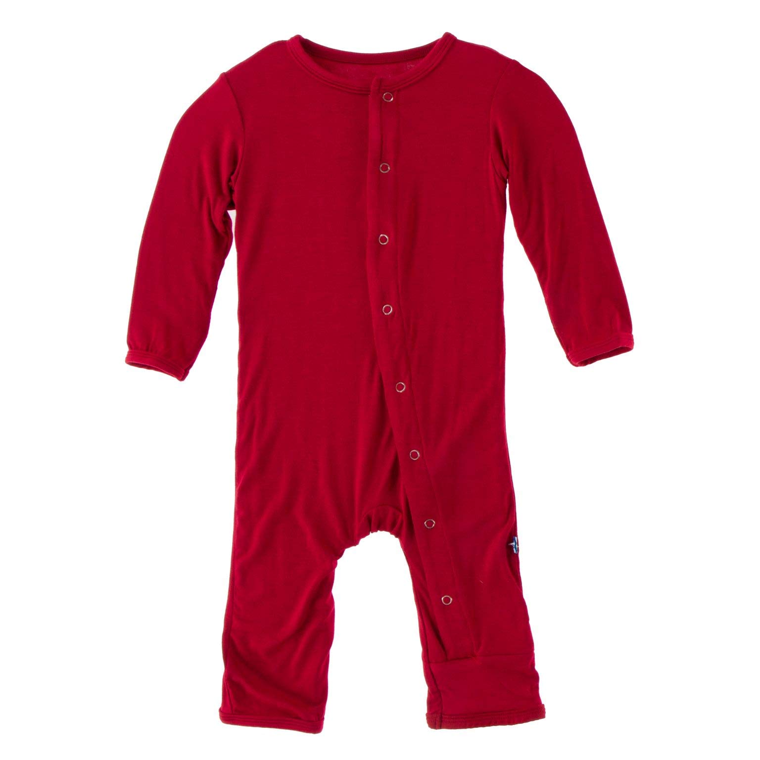 KicKee Pants Celebrations Solid Color Baby Coverall with Snaps - Ultra Soft One-Piece Sleepwear for Infants & Toddlers - Perfect for Nursery, Playtime & Bedtime