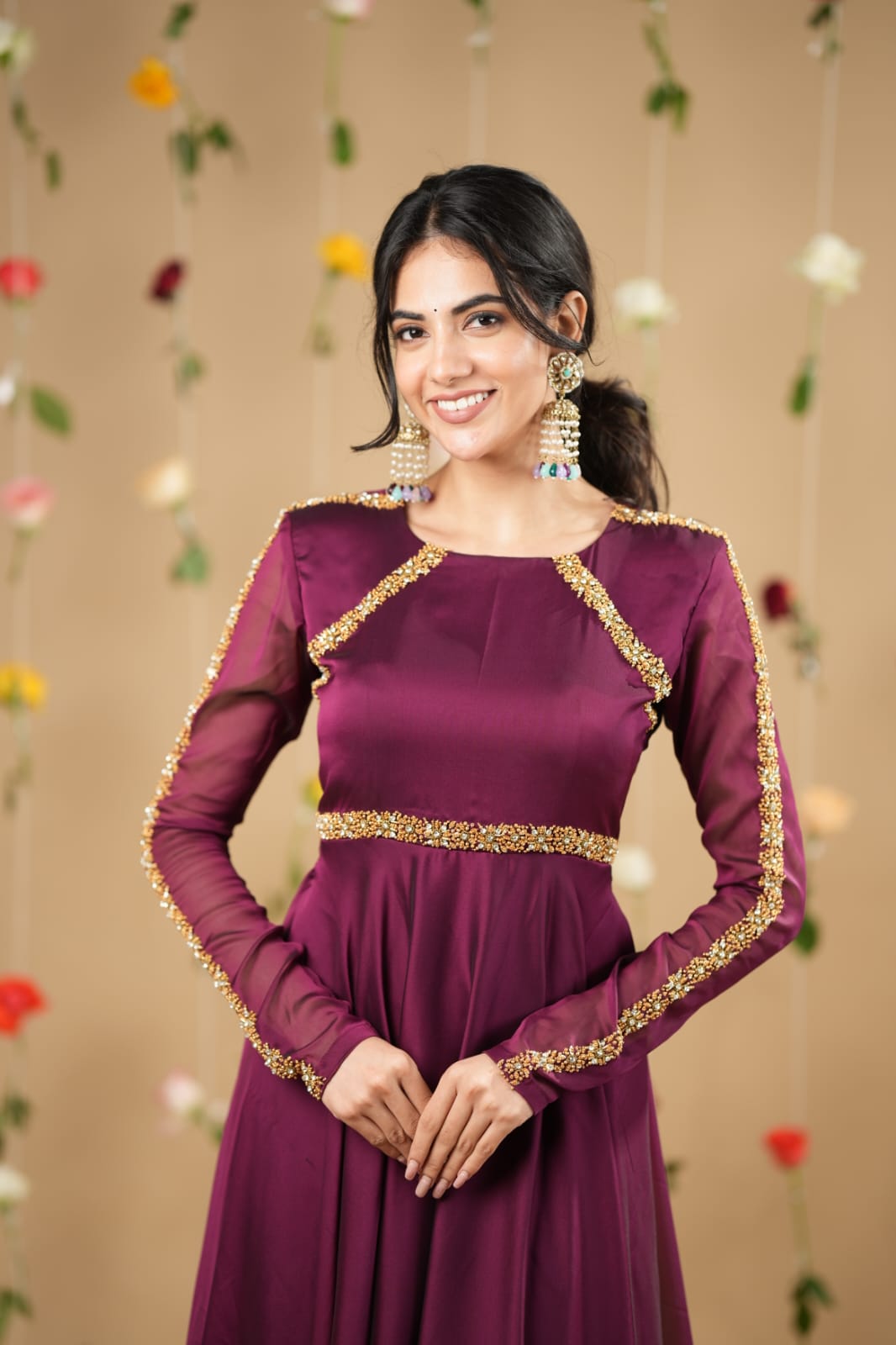 Yamini Premium Designer Anarkali Suits for Women - Elegant Indian Party Wear & Wedding Guest Outfit - Perfect for Festivals, Celebrations & Special Occasions