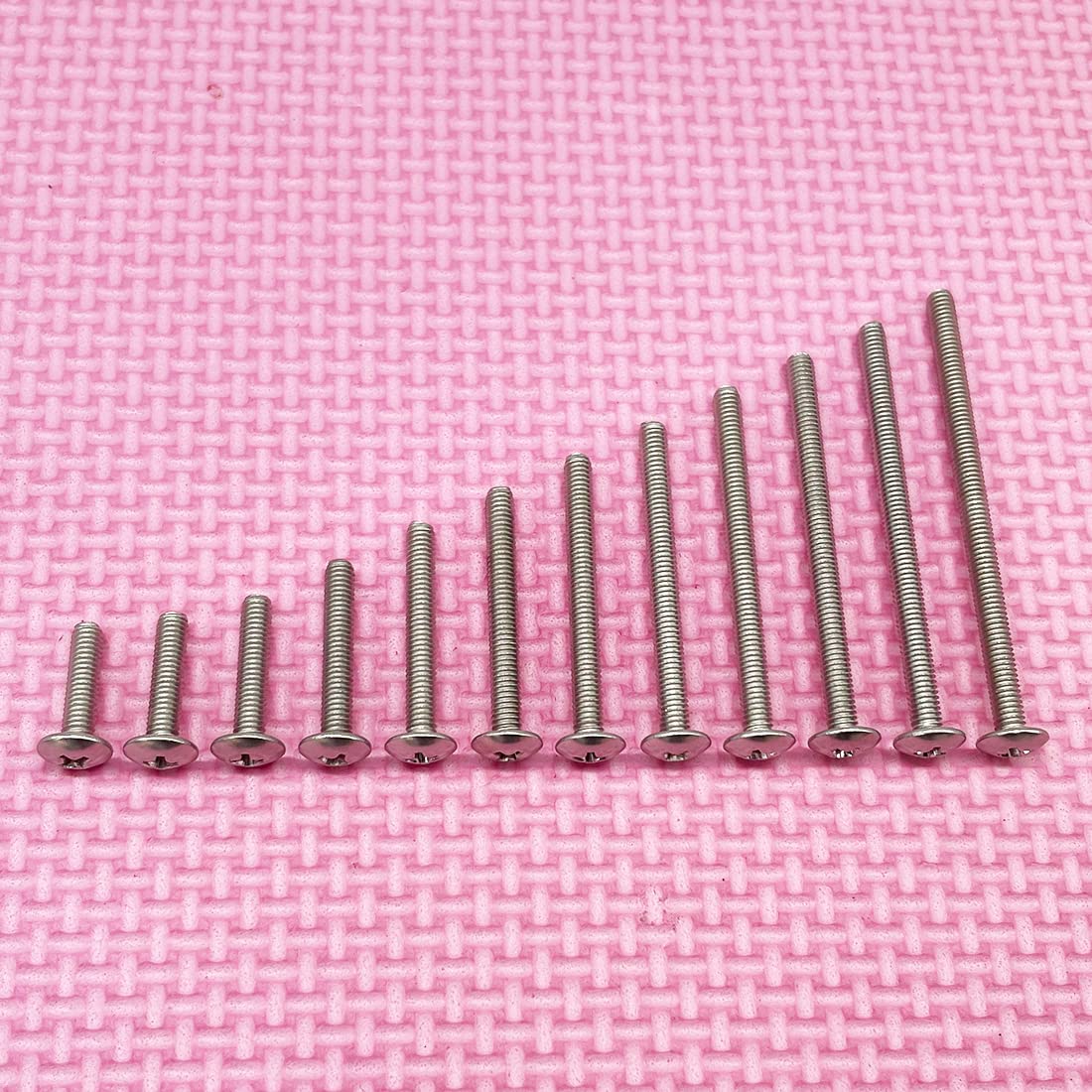 40-Pack M4 x 30mm Stainless Steel Machine Screws for Cabinet Drawer Knob - Durable 304 Steel Truss Head Bolts for Home Furniture Assembly