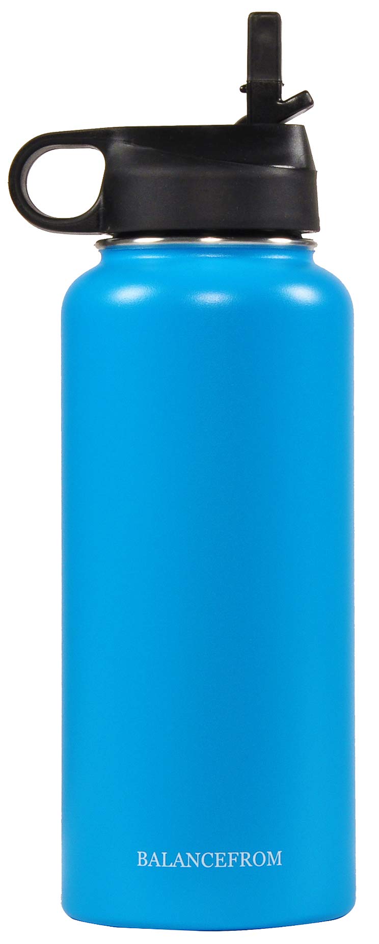 Signature Fitness Double-Wall Vacuum Insulated Stainless Steel Water Bottle - 3 Lids, 20oz/32oz, Leakproof & Sweatproof - Perfect for Gym, Hiking, Office & Travel (Multiple Colors)