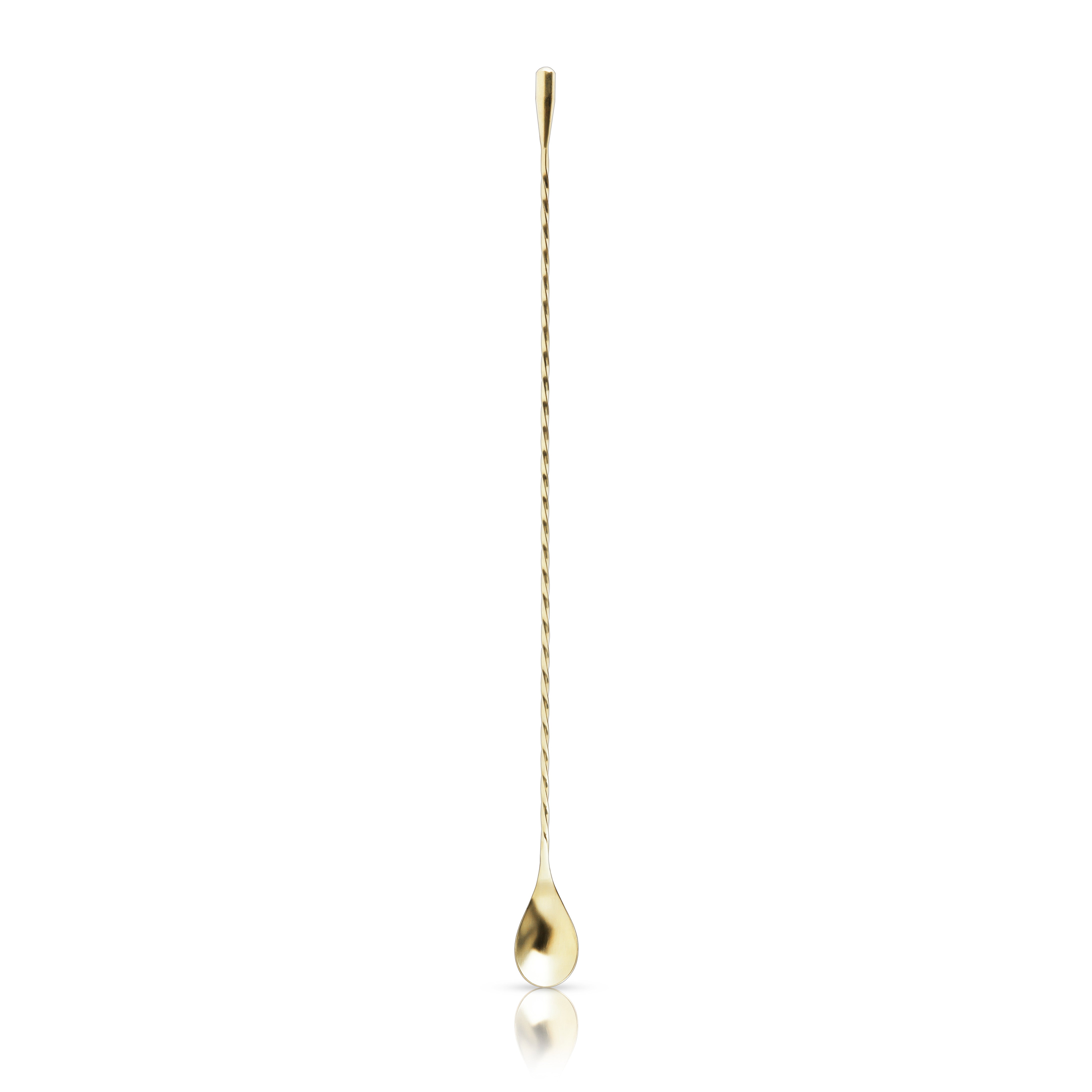Belmont 40cm Weighted Bar Spoon - Professional Stainless Steel Cocktail Mixing Tool for Bartenders - Perfect for Mixing, Stirring & Layering Drinks at Home Bars & Cocktail Parties