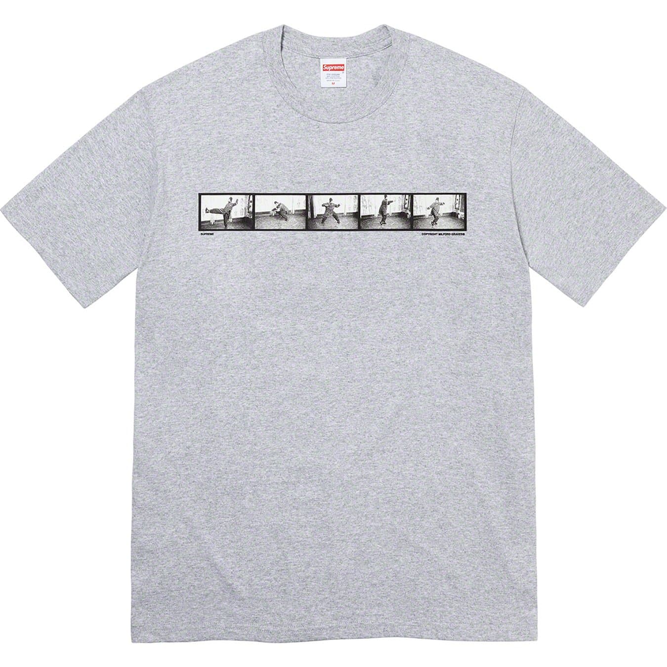 Supreme Milford Graves T-Shirt - Heather Grey - Men's Streetwear Fashion - Perfect for Casual Wear & Urban Style