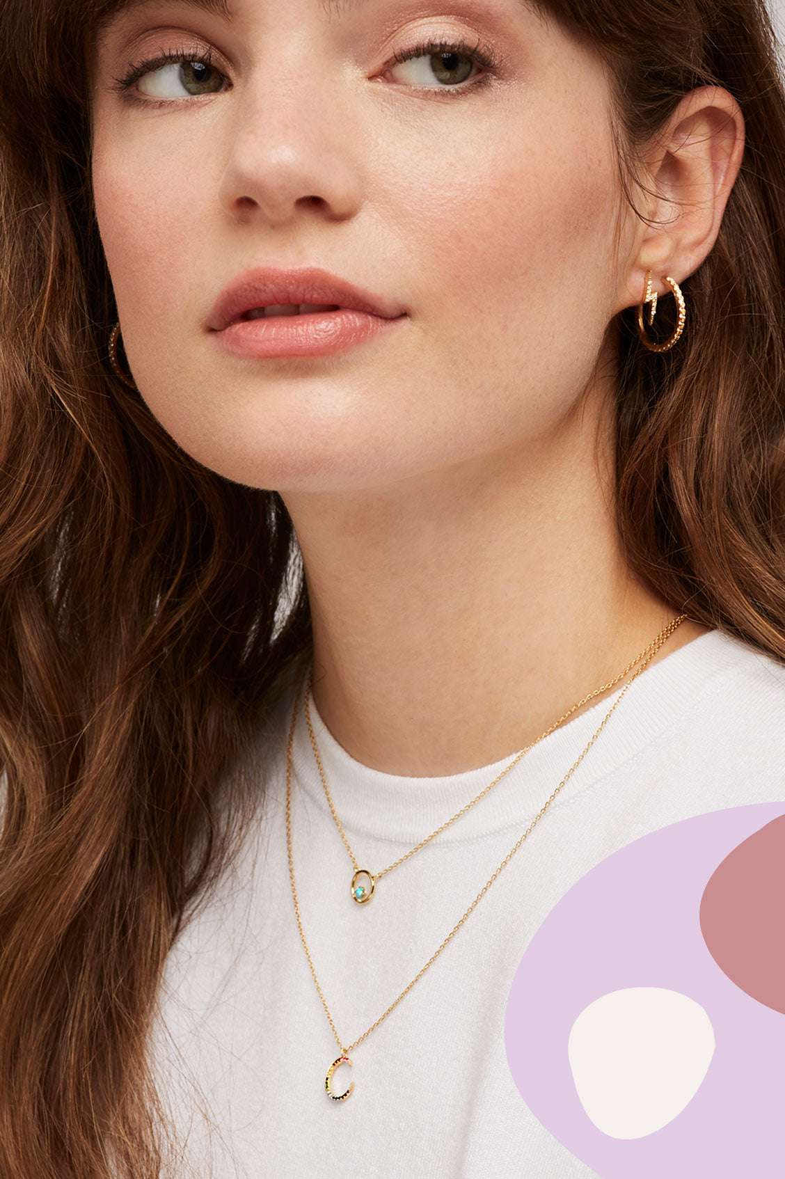 Pave Set Large Hoop Earrings for Women - 14K Gold Plated Cubic Zirconia Dangle Earrings | Perfect for Parties, Weddings & Everyday Wear