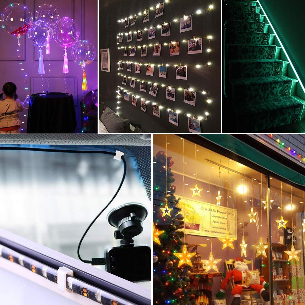 100-Pack Mounting Fixing Clips with Screws & 50-Pack Self-Adhesive LED Strip Brackets for 10mm Width LED Light Strips - Perfect for Home, Office, and DIY Lighting Projects