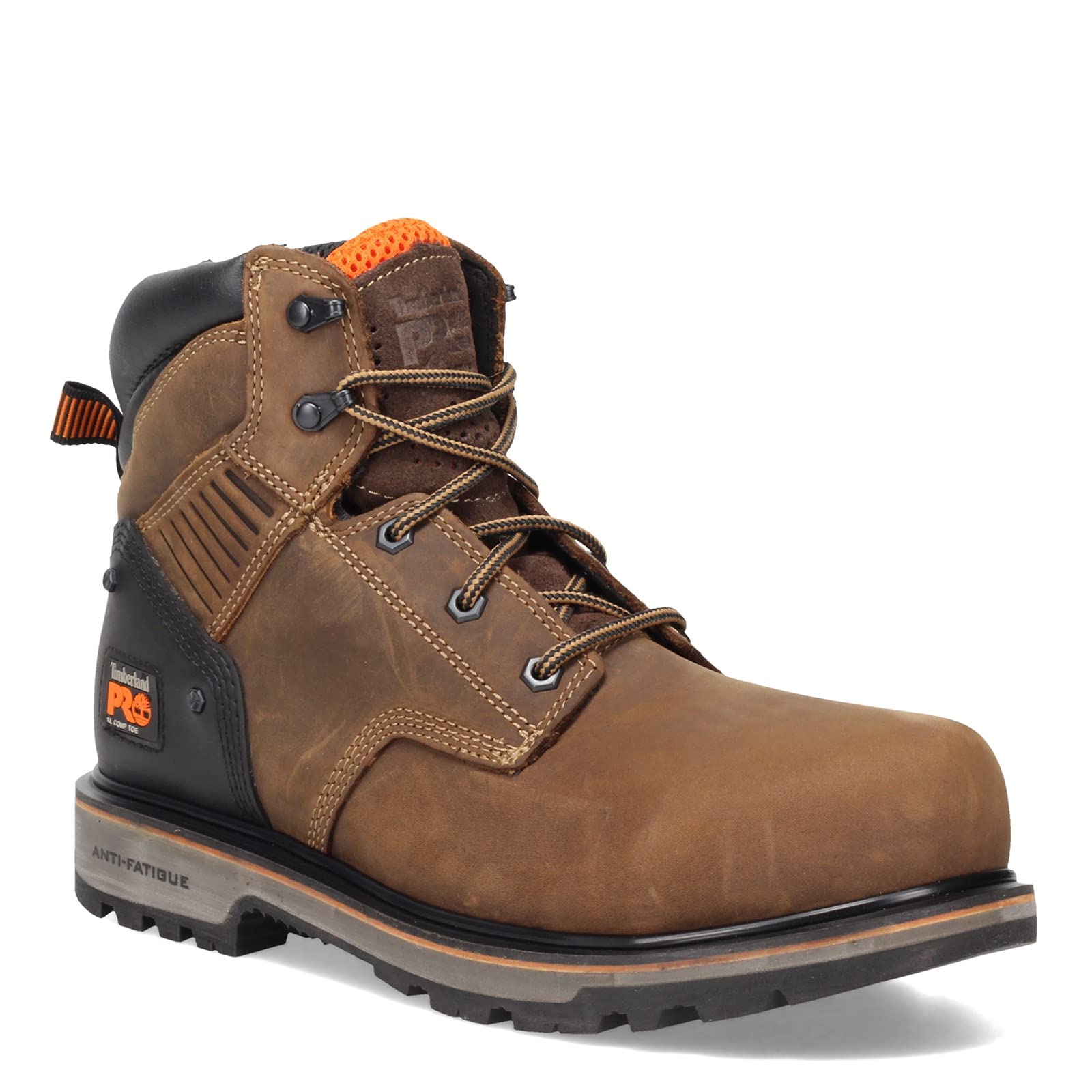 Timberland PRO Men's Ballast 6 Inch Composite Safety Toe Work Boots - Steel Toe Industrial Shoes for Construction, Warehouse & Outdoor Work - Waterproof & Slip Resistant Safety Footwear