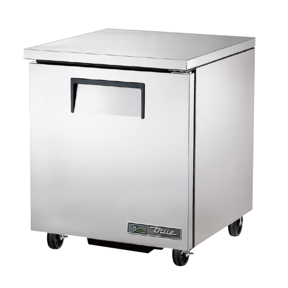True 27-Inch Undercounter Freezer with 1 Solid Door - TUC 27F - Compact Commercial Freezer for Restaurants, Bars, and Home Kitchens