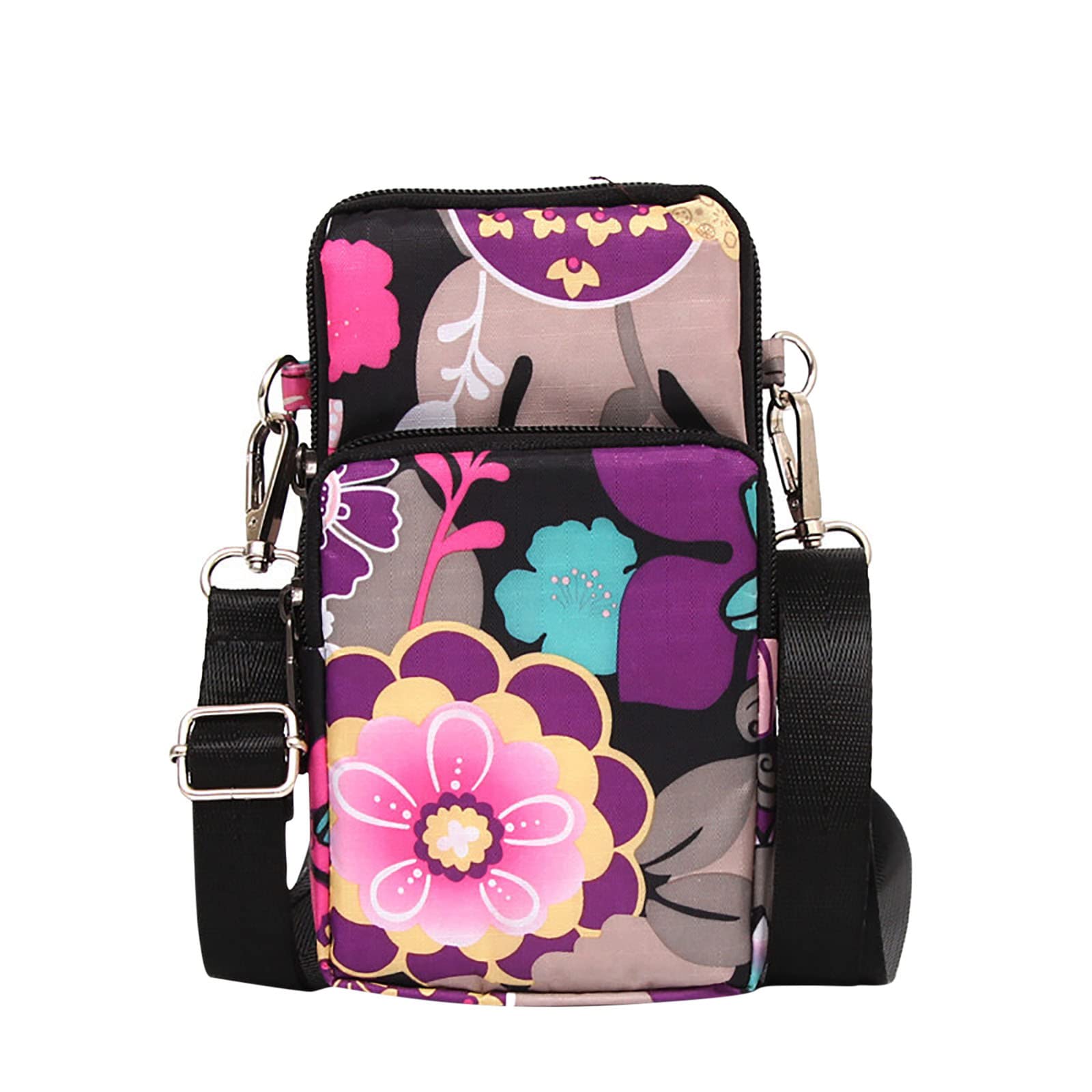 Stylish Crossbody Bag for Women & Men - Small Leather Canvas Messenger Purse with Wallet & Phone Pocket - Perfect for Travel, Work & Everyday Use