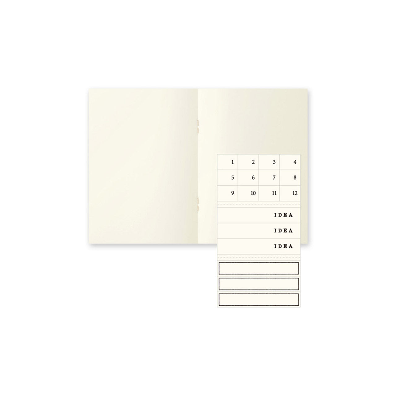 MD Notebook Light A7 - Slim & Portable Mini Notebook for Journaling, Sketching, and Note Taking - Perfect for Students, Office, and Travel Use
