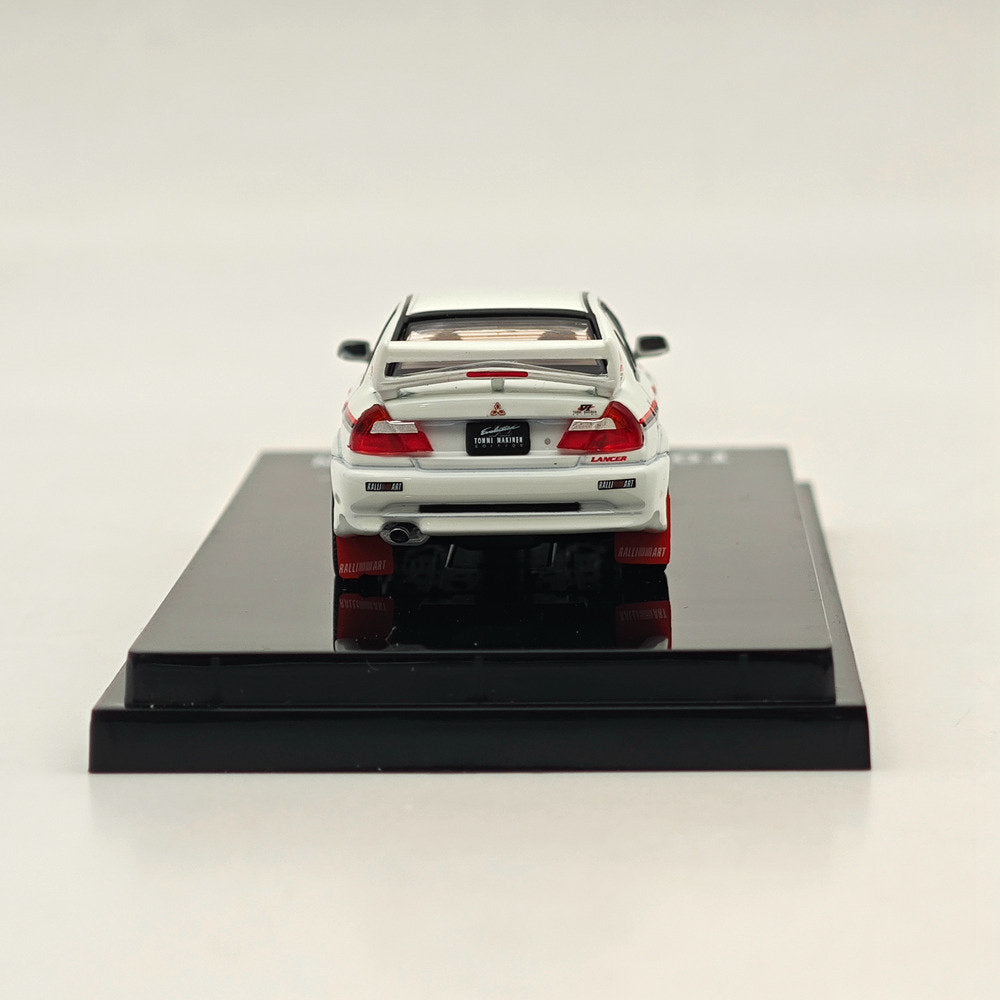 1/64 Scale Mitsubishi Lancer GSR Evolution VI Diecast Model Car - White HJ642033CW | Collectible Hobby Japan Miniature for Car Enthusiasts & Display Showcase
