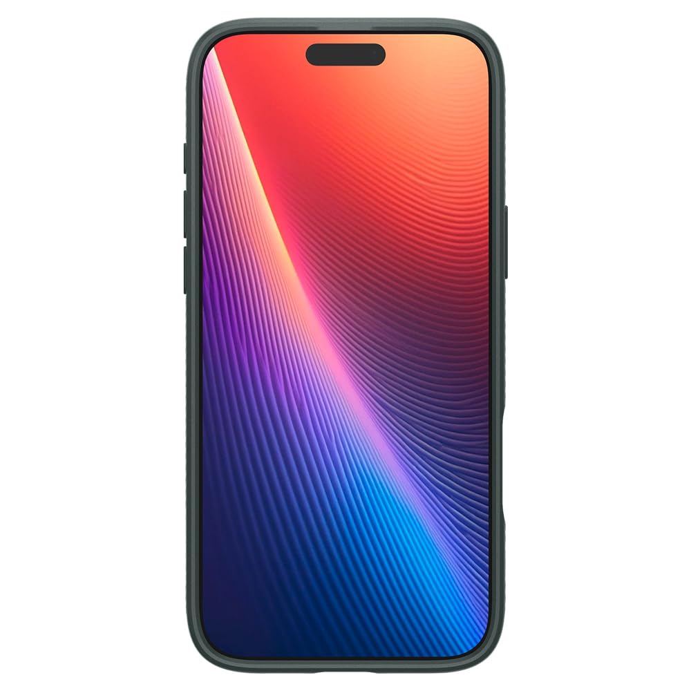 Spigen Liquid Air Armor Case for iPhone 16 Pro Max - Slim Protective Cover with Military-Grade Protection in Abyss Green | Perfect for Daily Use, Travel & Outdoor Activities
