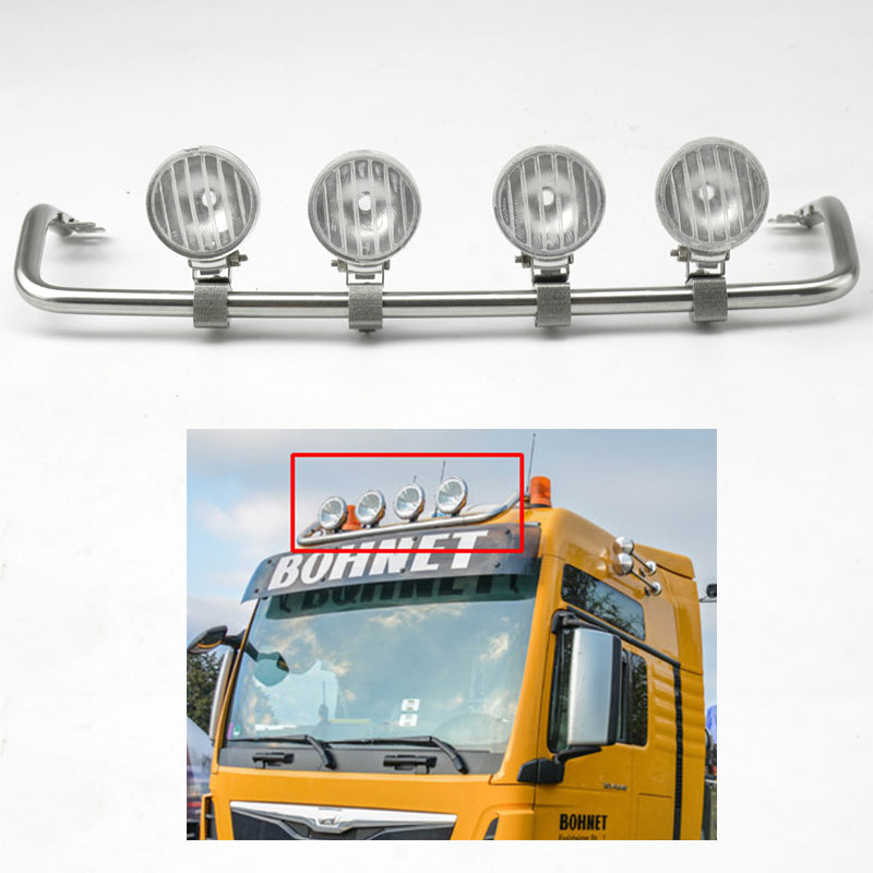 1/14 Scale LESU Metal Spotlight Toplight Lamp for TGX26.540 Highline Tractor Truck - DIY Upgrade Parts for TAMIYA RC Car Model & Wagon Lorry - Perfect for Realistic Truck Simulation & RC Vehicle Customization