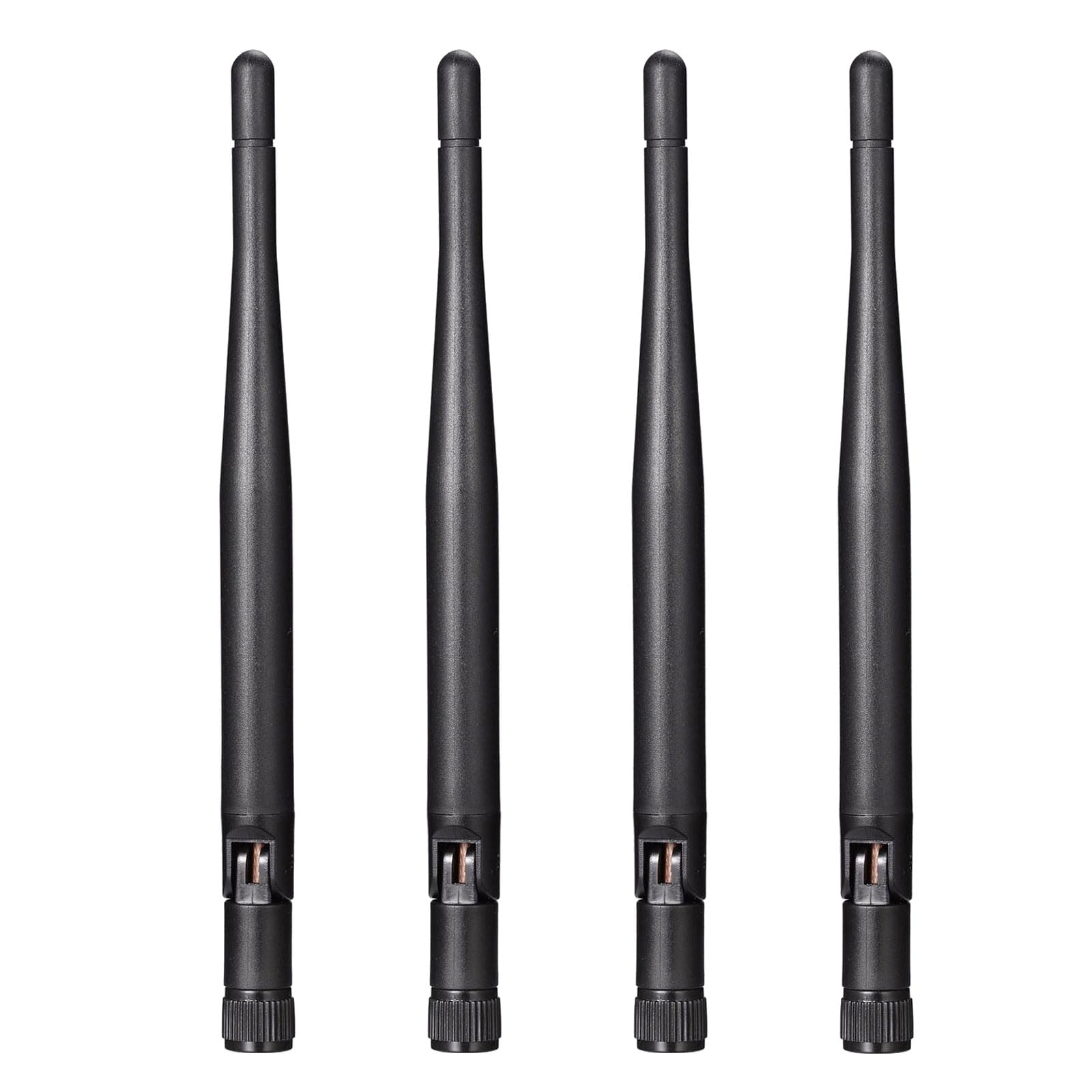 Bingfu 4-Pack Dual Band WiFi Antenna 2.4GHz 5GHz 5.8GHz - Replacement MIMO Antenna for Furrion RV Backup Camera, Truck, Tractor, Trailer, Pickup & SUV Rear View Reverse Monitor - Perfect for Enhanced Signal & Clear Backup Imaging in Parking & Towing Scenarios