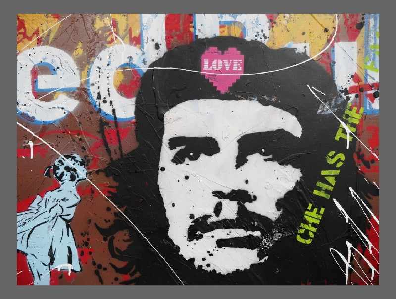Urban Pop Che Guevara Graphic T-Shirt - Vintage Revolution Style - Perfect for Casual Wear & Street Fashion