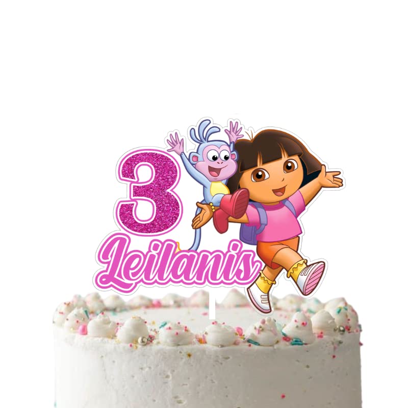 Personalized Princess Happy Birthday Cake Topper - Custom Name & Age - Elegant Birthday Cake Decoration for Girls' Parties, Baby Showers & Special Celebrations