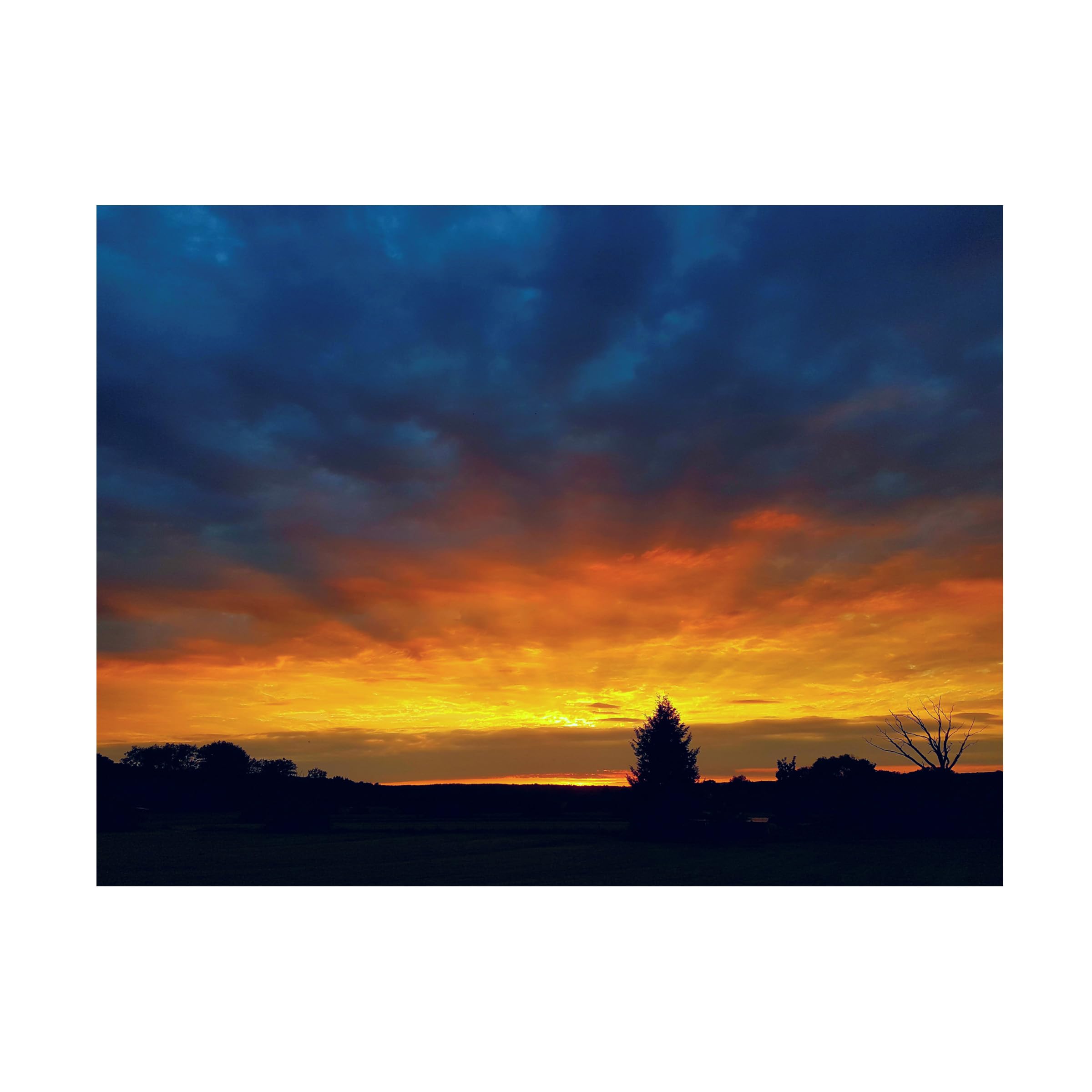 Ben Heine 'Sunset' Canvas Wall Art Print - Modern Home Decor for Living Room, Bedroom & Office | Trademark Fine Art Collection